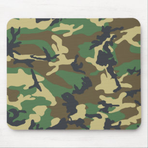 As forças armadas camuflam Mousepad