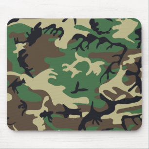 As forças armadas camuflam Mousepad