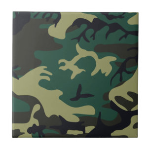 As forças armadas camuflam o azulejo
