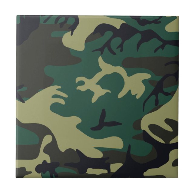 As forças armadas camuflam o azulejo (Frente)