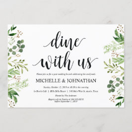 As hortaliças postam o cartão do convite da