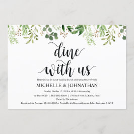 As hortaliças postam o cartão do convite da