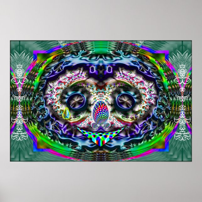 As lágrimas de um poster de Palhaço (Frente)