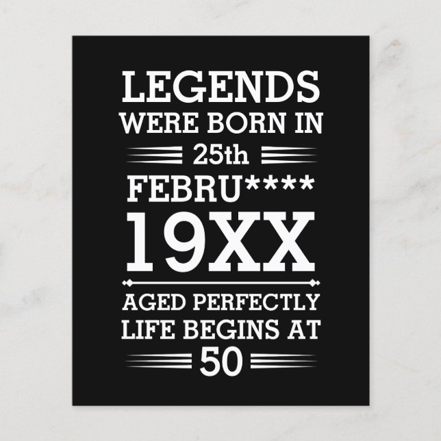 As Legendas Personalizadas Eram Nasceres no Mês do (Frente)