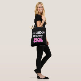 As Legendas São Nasceres Em 1976 Tote Bag