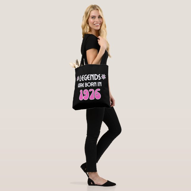 As Legendas São Nasceres Em 1976 Tote Bag (No(a) Modelo)