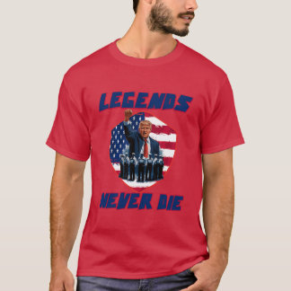 AS LENDAS NUNCA MORREM A CAMISA T-SHIRT