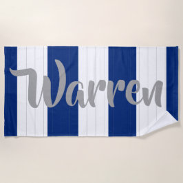 As linhas listram sua própria toalha de praia