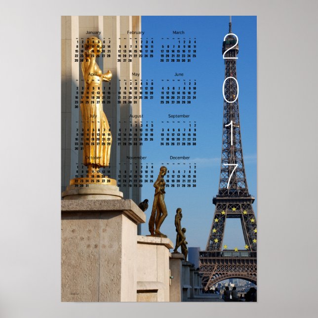 AS MADMÃES DO PRESIDENTE 2 Calendário Poster 2017 (Frente)