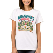 As Maiores Bênçãos da Vovó Camiseta Personalizada