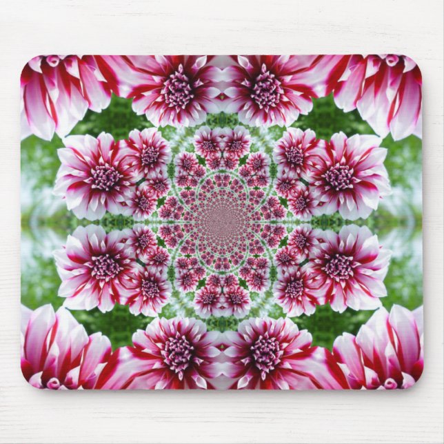 As máscaras do rosa florescem Mousepad (Frente)