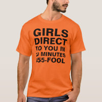 As meninas de Las Vegas dirigem-lhe a camisa