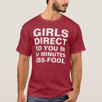 As meninas de Las Vegas dirigem-lhe a camisa