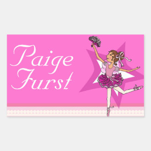 As meninas nomearam a bailarina etiqueta