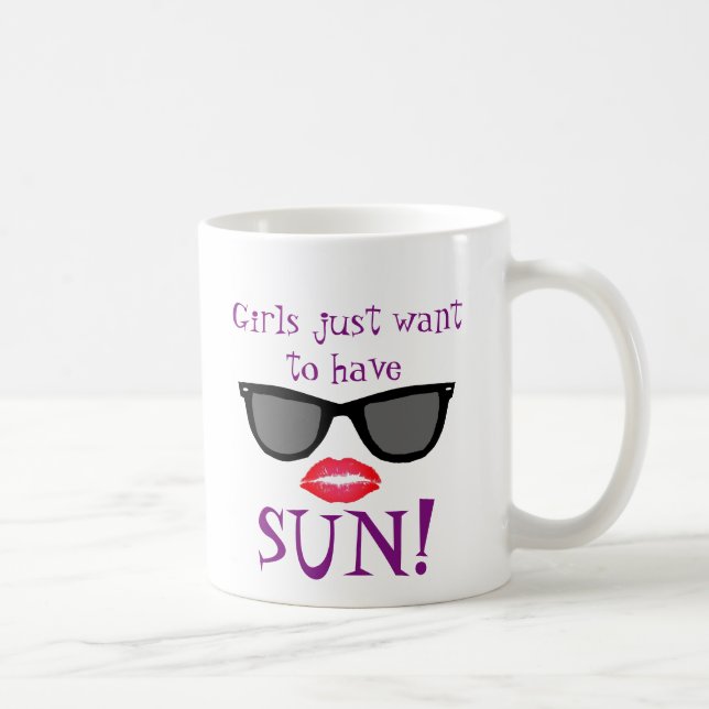 As meninas querem a caneca de Sun (Direita)