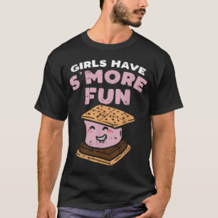 As Meninas se Divertem Mais Camiseta Divertida de 