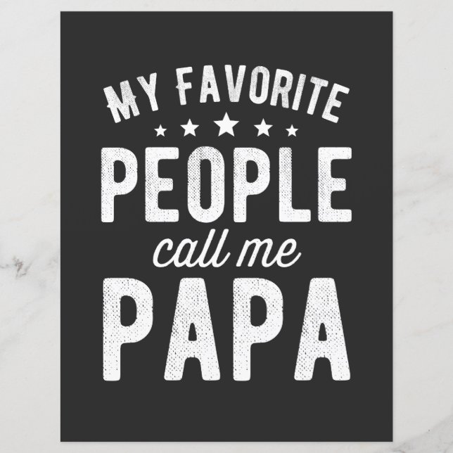 As Minhas Pessoas Favoritas Chamam-Me Papa (Frente)