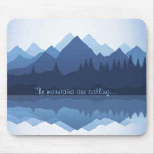 As montanhas estão chamando Design Mousepad