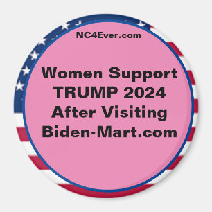As mulheres dão suporte ao TRUMP 2024 após a Imã d