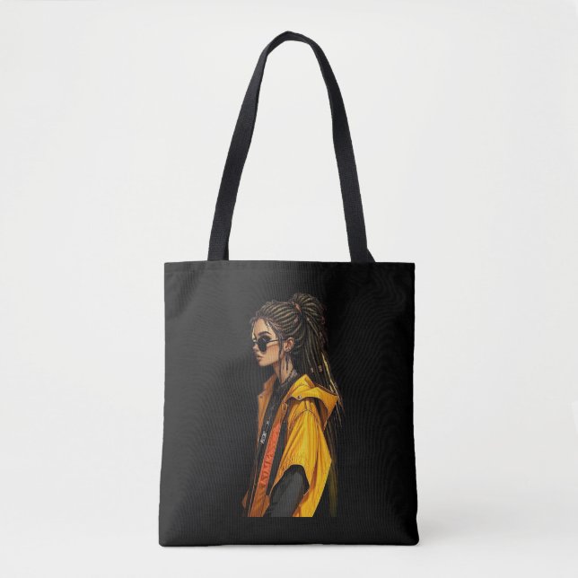 As Mulheres Tote Bag. Borsa é uma tríola. (Frente)