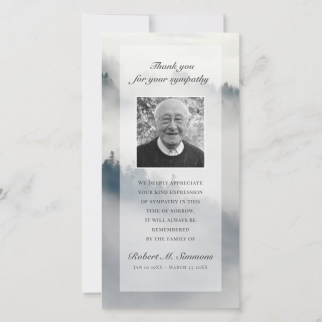 As nuvens agradecem-lhe cartão com fotos do (Frente)