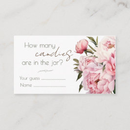 As pessoas adivinham quantos cartões de caixa de d