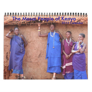As pessoas do Masai de Kenya, calendário