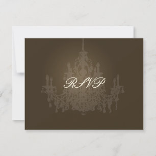 As placas RSVP de Chandelier PixDezines exigem 5 x