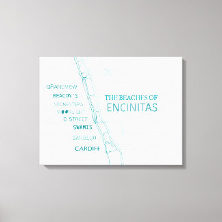 As praias da Canvas Encinitas