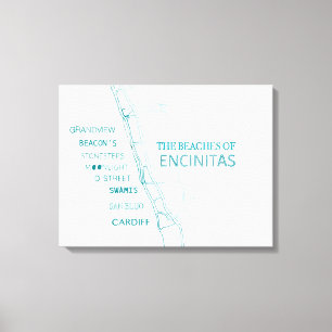 As praias de canvas de Encinitas