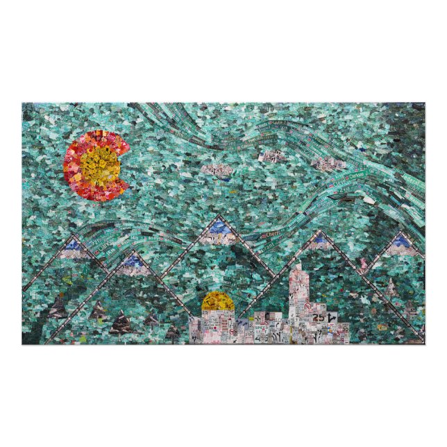 As ruas do Impressão de fotos Denver 35x21 (Frente)