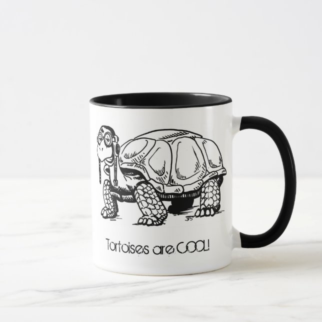 As tartarugas são LEGAL! Caneca (Direita)