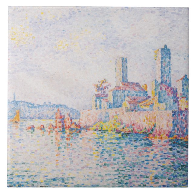 As torres de Antibes (por Paul Signac) (Frente)