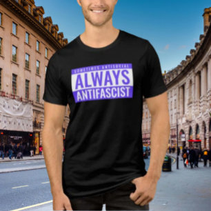Às vezes, camisa antissocial sempre antifascista