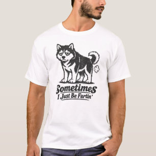 Às vezes eu só fico soltando pum Camiseta do cão q
