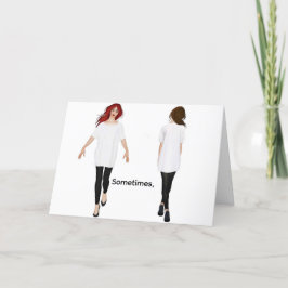 ÀS VEZES, PENSANDO NO CARTÃO