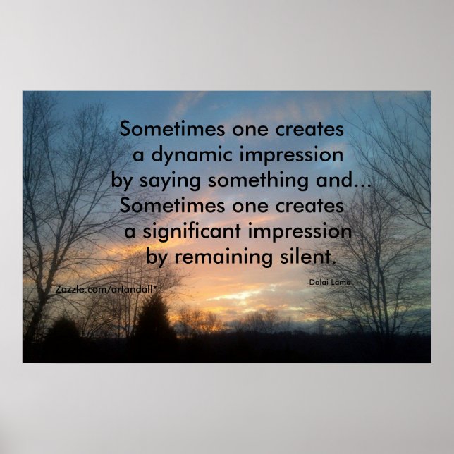 ÀS VEZES SE CRIA DALAI LAMA POSTER (Frente)