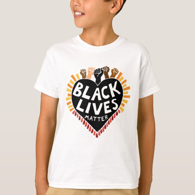 As vidas negras são importantes para a camiseta da (Frente)