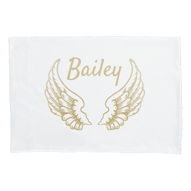 ASA DE ANJO EM OURO PERSONALIZADA (Frente)