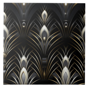 Asas Art Déco, Branco e Dourado
