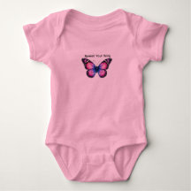 Asas de Borboleta Coração Camiseta de Criança | Co