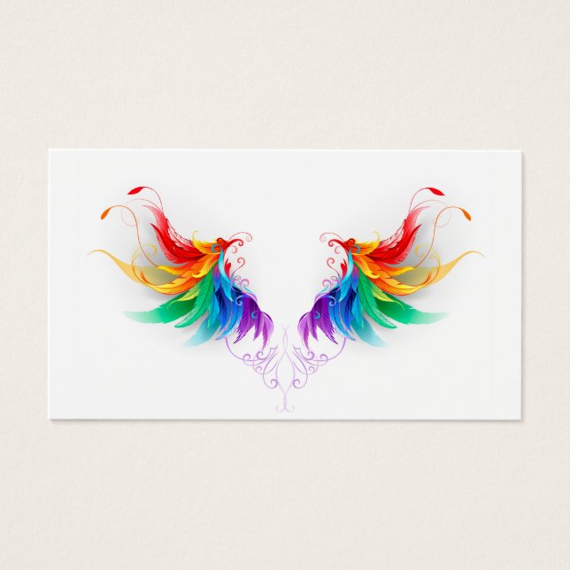Asas Fluffy Rainbow (Frente)
