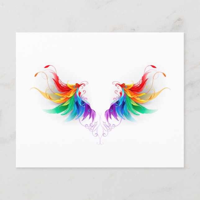 Asas Fluffy Rainbow (Frente)