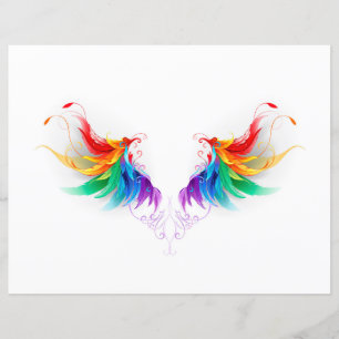 Asas Fluffy Rainbow