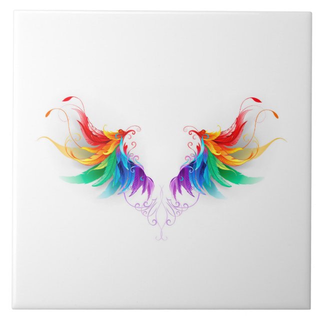 Asas Fluffy Rainbow (Frente)