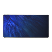 Asas Místicas com Penas Azuis Profundas