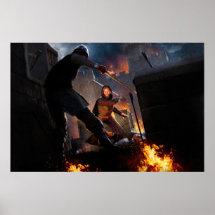 Ascendente de Espadas - Poster médio