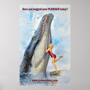 ASCENSÃO de KRONOS "abraço poster do seu PLIOSAU