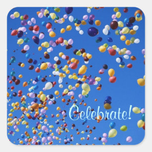 Ascensão dos balões - Adesivo