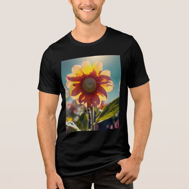 **"Ascensão Floral" Bella+Canvas Tri-Blend T-Shir (Frente)